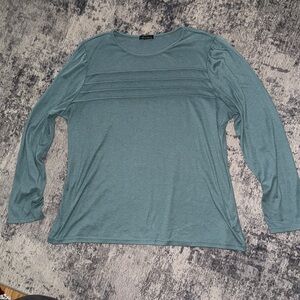 Teal Long Sleeve Women's Top